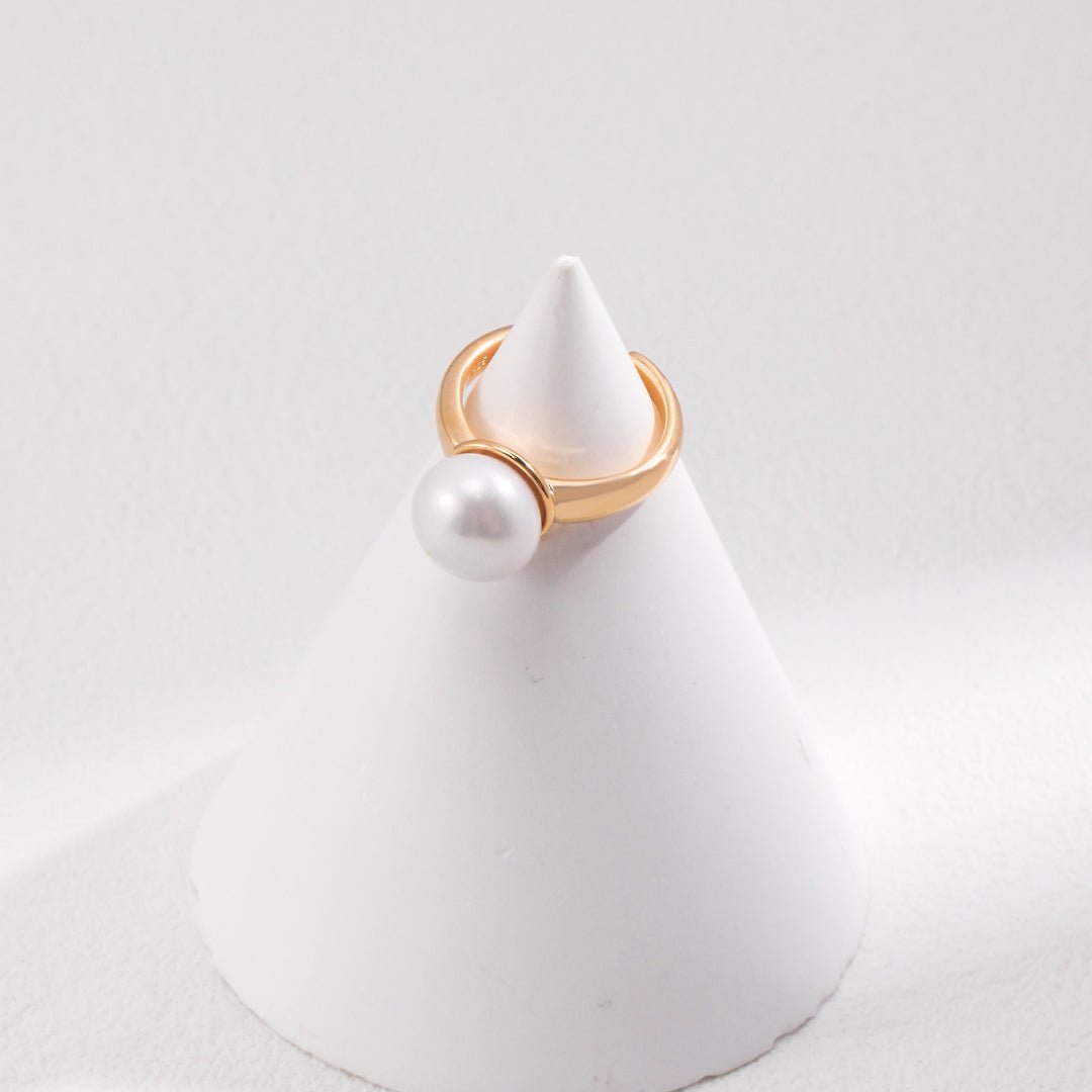 Minimalist Single Pearl Rings - floysun