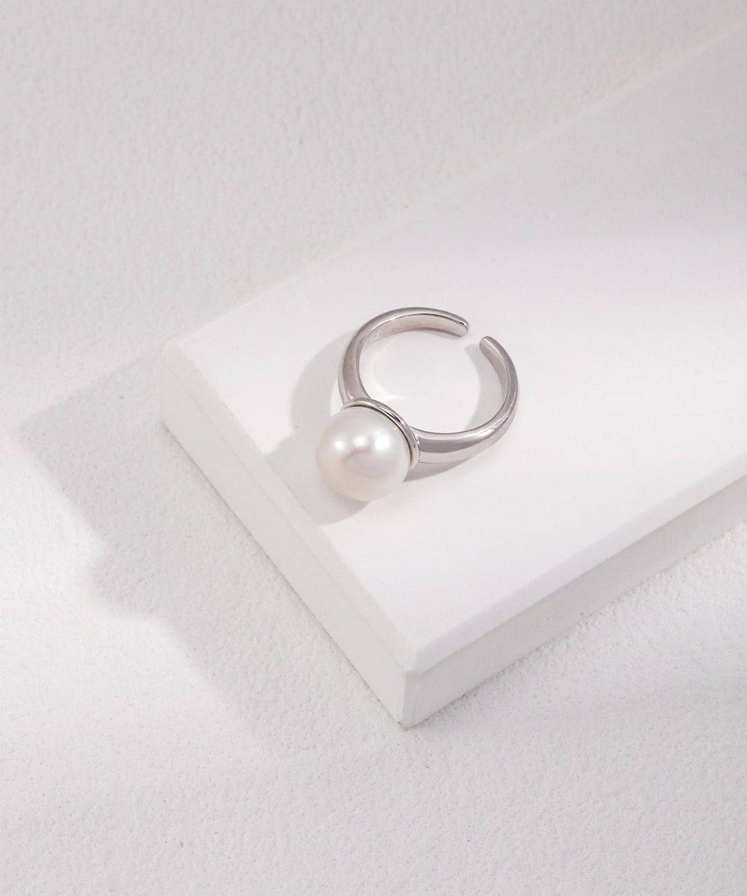 Minimalist Single Pearl Rings - floysun