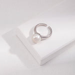 Minimalist Single Pearl Rings - floysun