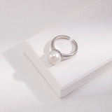 Minimalist Single Pearl Rings - floysun