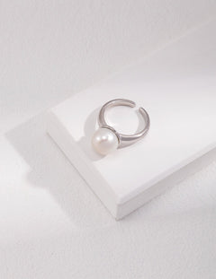 Minimalist Single Pearl Rings - floysun