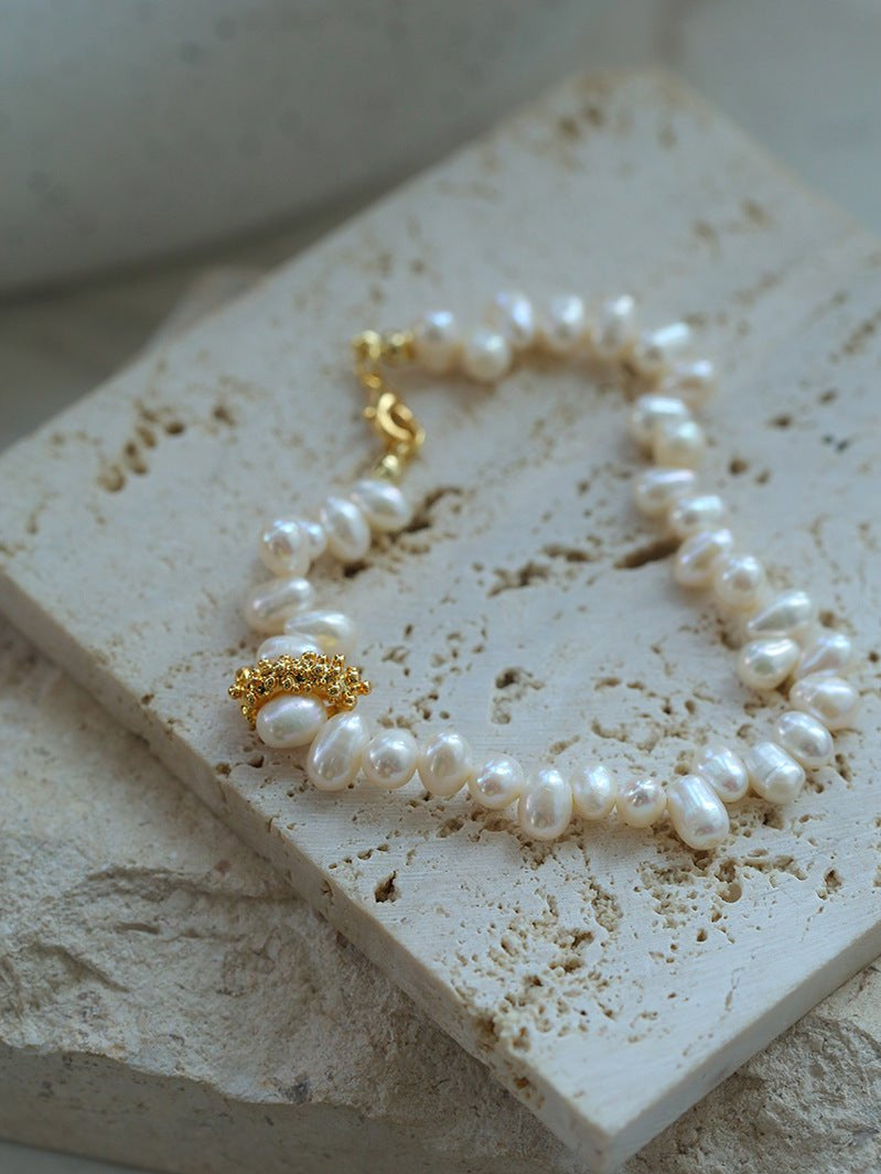 Minimalist Staggered Pearl Bracelet - floysun