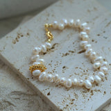 Minimalist Staggered Pearl Bracelet - floysun