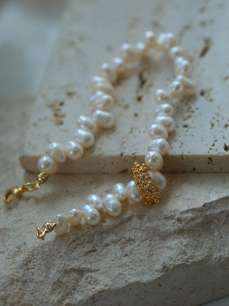 Minimalist Staggered Pearl Bracelet - floysun