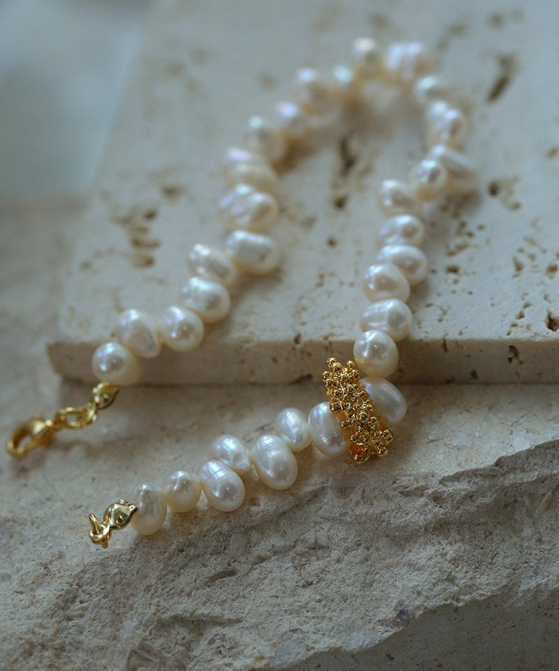 Minimalist Staggered Pearl Bracelet - floysun