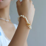 Minimalist Staggered Pearl Bracelet - floysun