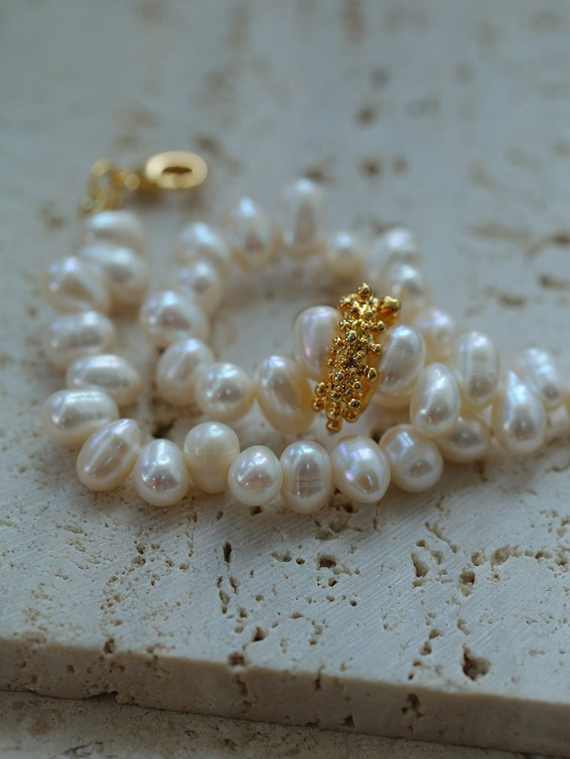 Minimalist Staggered Pearl Bracelet - floysun