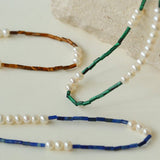 Mosaic Freshwater Pearl Necklaces - floysun