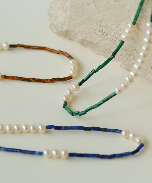 Mosaic Freshwater Pearl Necklaces - floysun