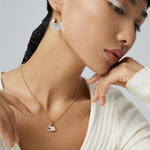 Mother - of - pearl Earrings: Ethereal Elegance - floysun