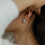 Mother of Pearl Sterling Silver Earrings - floysun