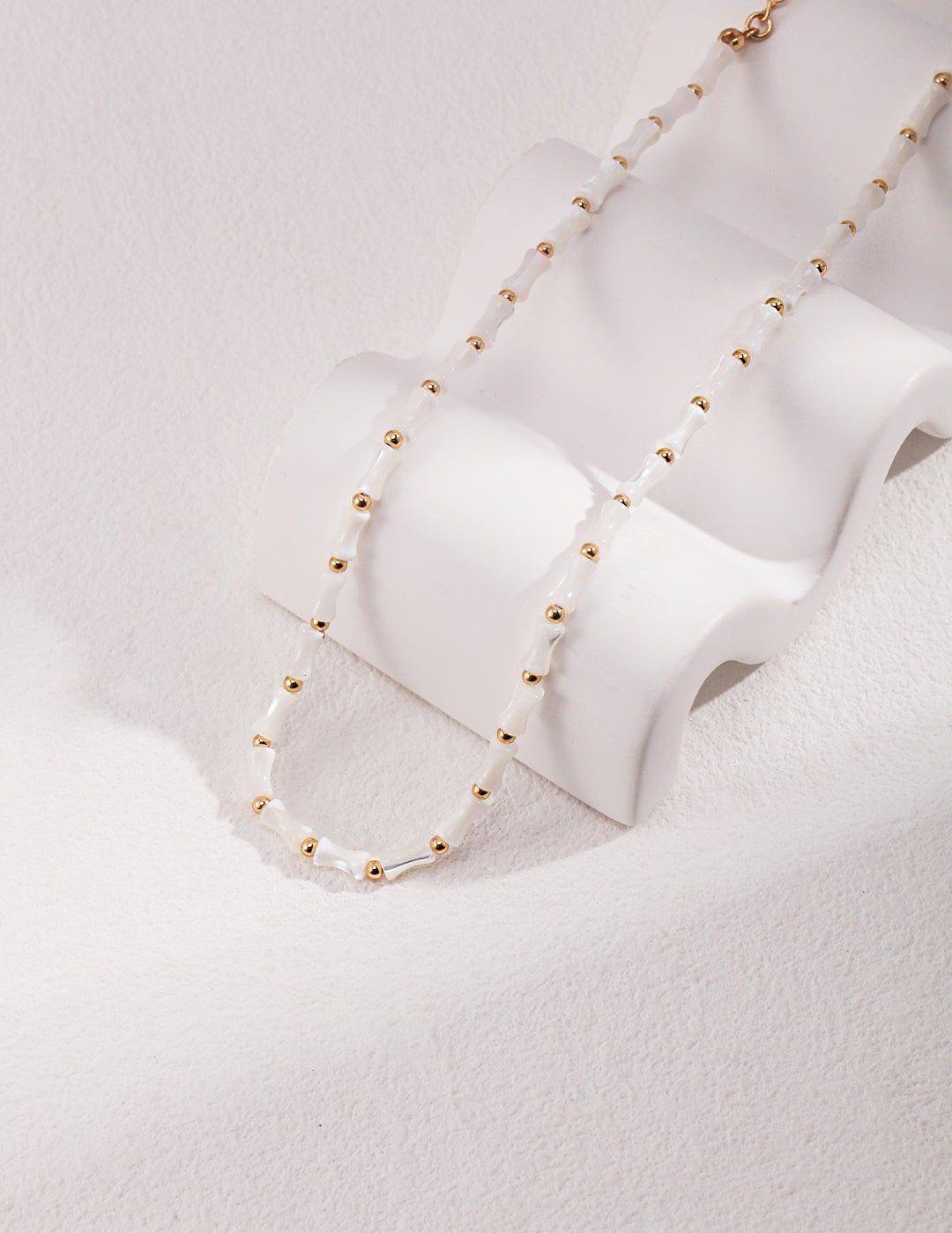 Mother of Pearls Bamboo Necklace - floysun