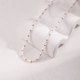 Mother of Pearls Bamboo Necklace - floysun