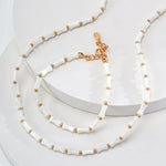 Mother of Pearls Bamboo Necklace - floysun