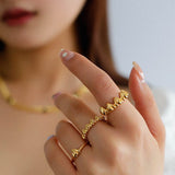 Multi Heart Stacking Ring - floysun