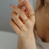 Multi Heart Stacking Ring - floysun