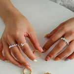 Multi Heart Stacking Ring - floysun