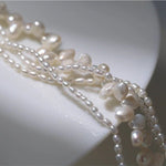 Multi - layered Baroque Pearl Necklace - floysun