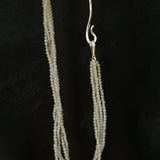 Multi - Layered Mini Gray Onyx Beaded Necklace - floysun