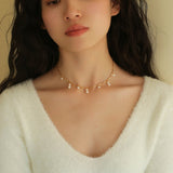 Multi - style Chain and Pearl Stacking Necklace - floysun