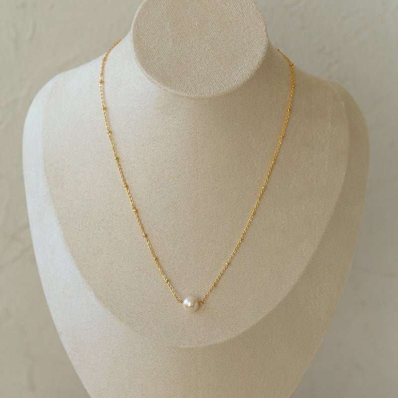 Multi - style Chain and Pearl Stacking Necklace - floysun