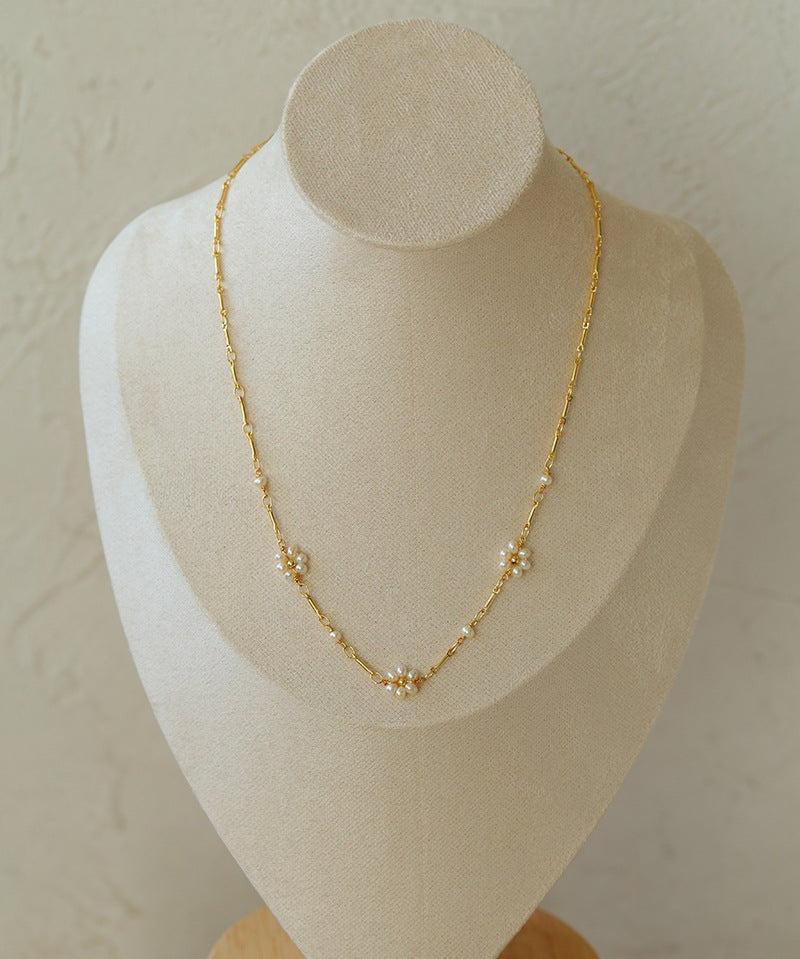 Multi - style Chain and Pearl Stacking Necklace - floysun