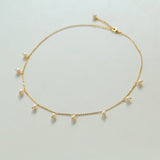 Multi - style Chain and Pearl Stacking Necklace - floysun