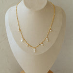 Multi - style Chain and Pearl Stacking Necklace - floysun