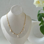 Multi - style Chain and Pearl Stacking Necklace - floysun