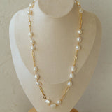 Multi - style Chain and Pearl Stacking Necklace - floysun