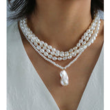 Multilayer Steamed Bun Pearl Necklaces - floysun