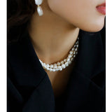 Multilayer Steamed Bun Pearl Necklaces - floysun