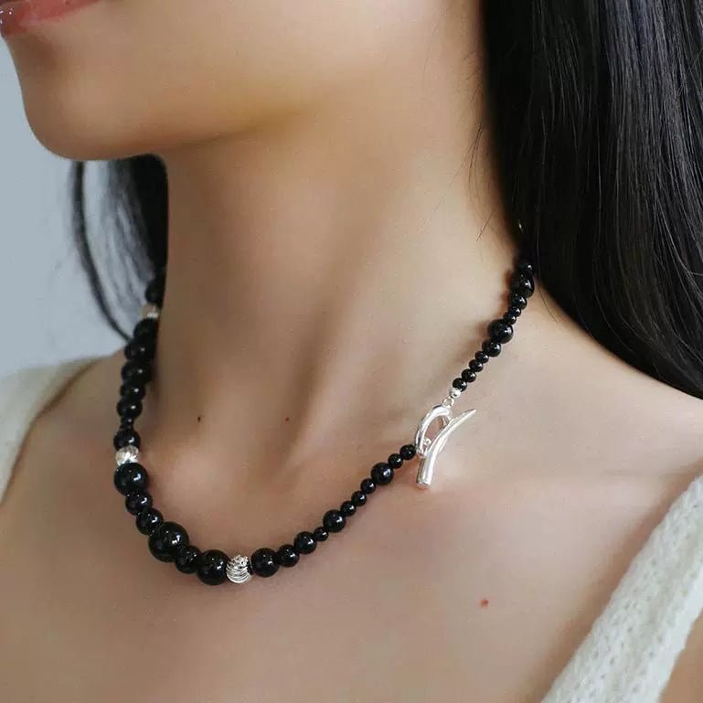 Mystical Black Onyx Necklace - floysun