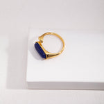 Natural Lapis Lazuli Open Ring - floysun