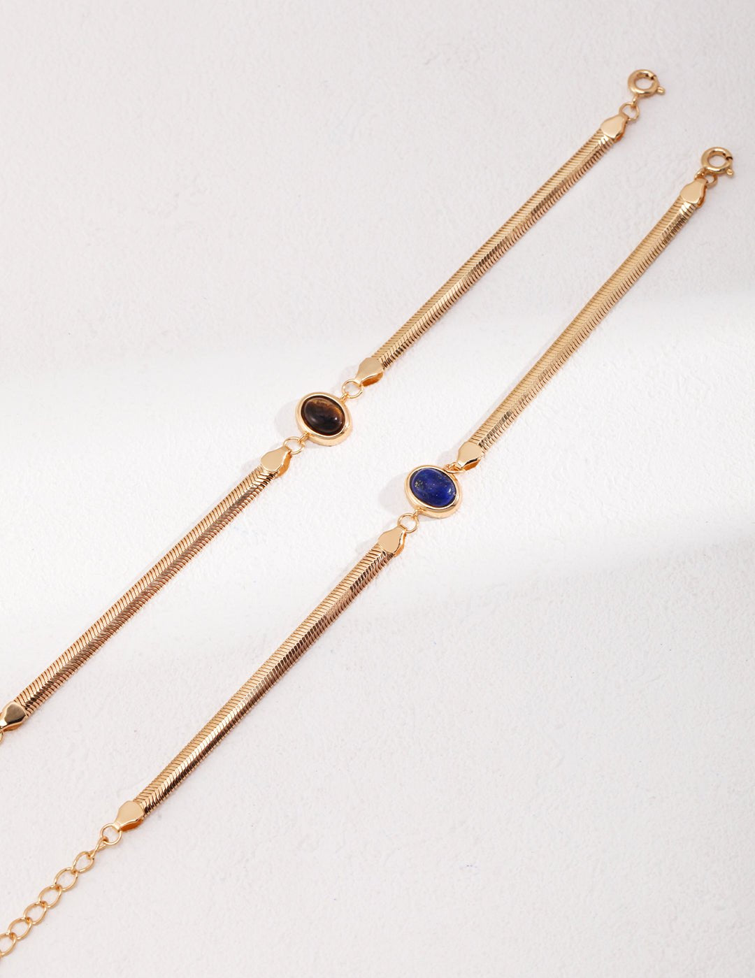 Natural Lapis Lazuli/Tiger Eye Bracelet - floysun