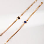 Natural Lapis Lazuli/Tiger Eye Bracelet - floysun