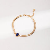 Natural Lapis Lazuli/Tiger Eye Bracelet - floysun