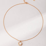 Natural Pearls Inlaid Gold Edge Necklaces - floysun