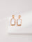 Natural Square Pearl Earrings Drop - floysun