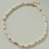 Natural Stone Colorful Beaded Necklace - floysun