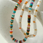 Natural Stone Colorful Beaded Necklace - floysun