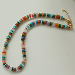 Natural Stone Colorful Beaded Necklace - floysun