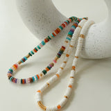 Natural Stone Colorful Beaded Necklace - floysun