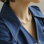 Natural White Crystal Abacus Bead Necklace - floysun