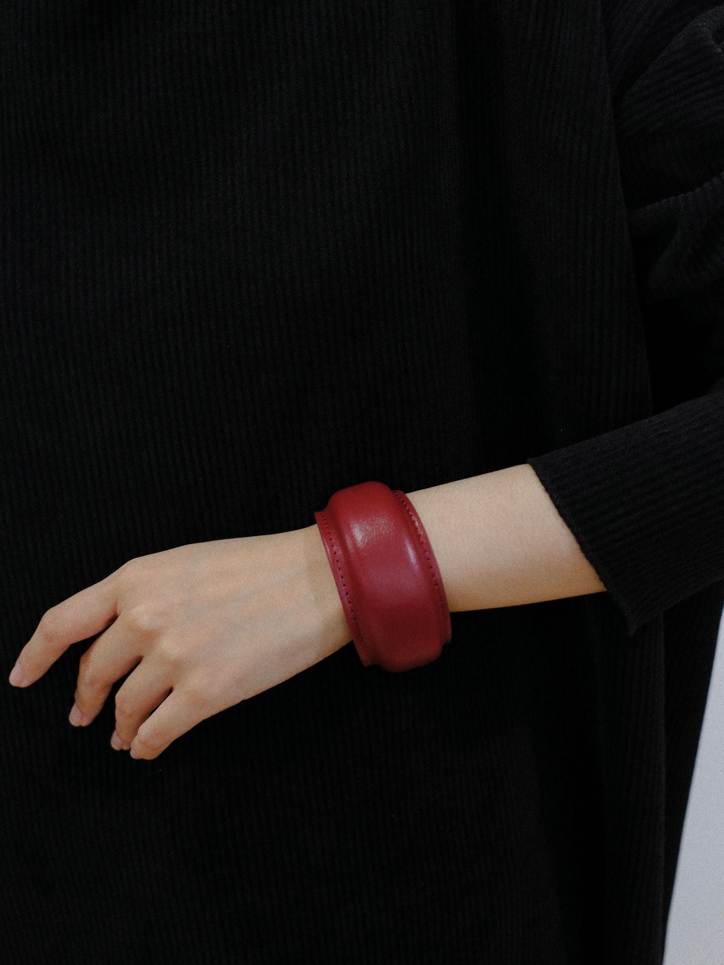 New Angora Red Leather Bracelet - floysun