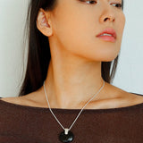 New Chinese Style Agate Peace Knot Pendant Necklace - floysun