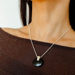 New Chinese Style Agate Peace Knot Pendant Necklace - floysun