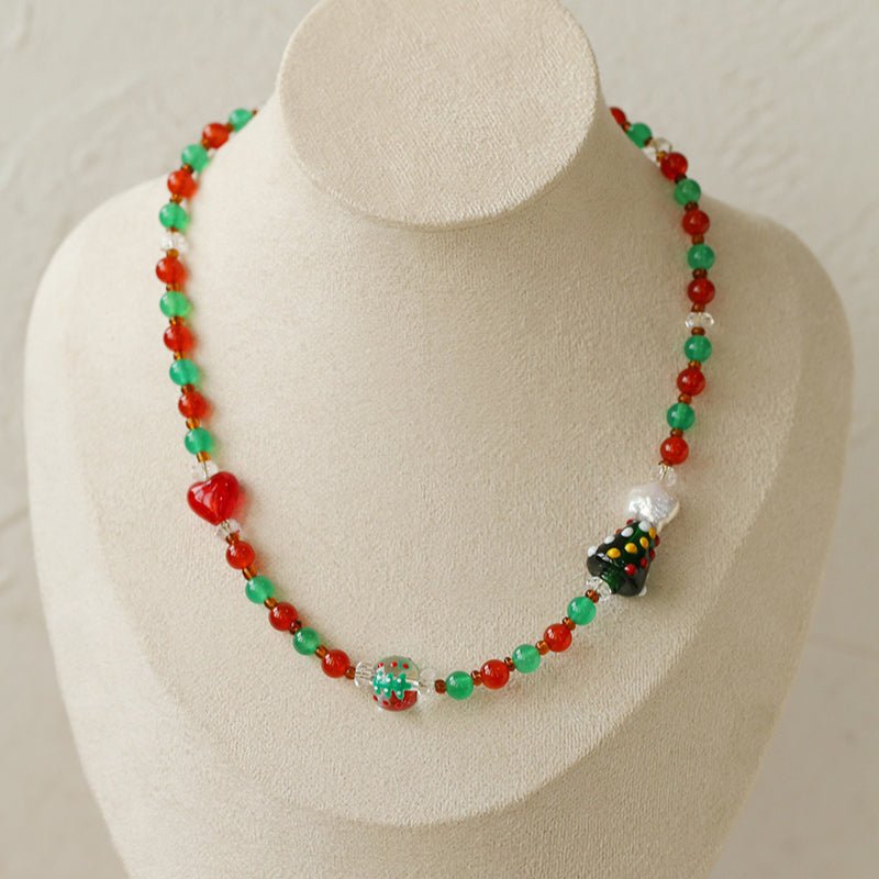 New Christmas Collection Pearl Beaded Necklace - floysun