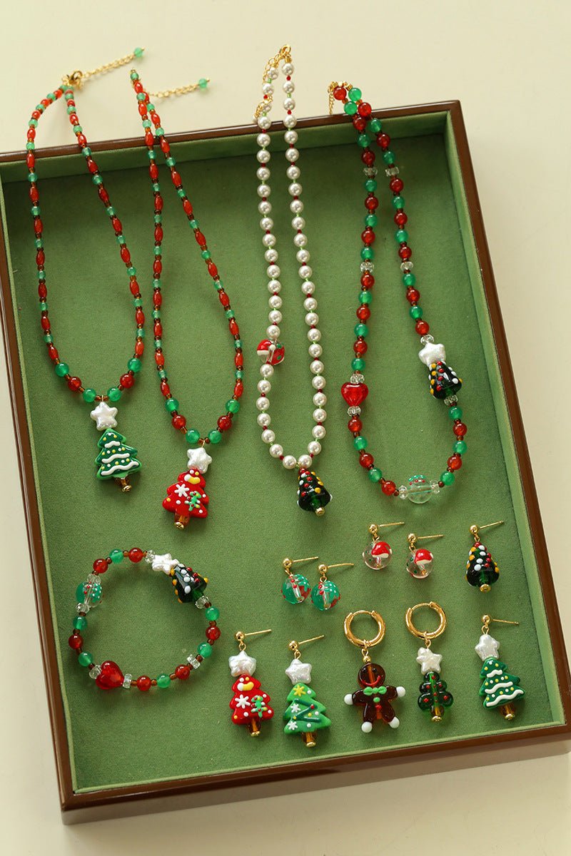 New Christmas Collection Pearl Beaded Necklace - floysun