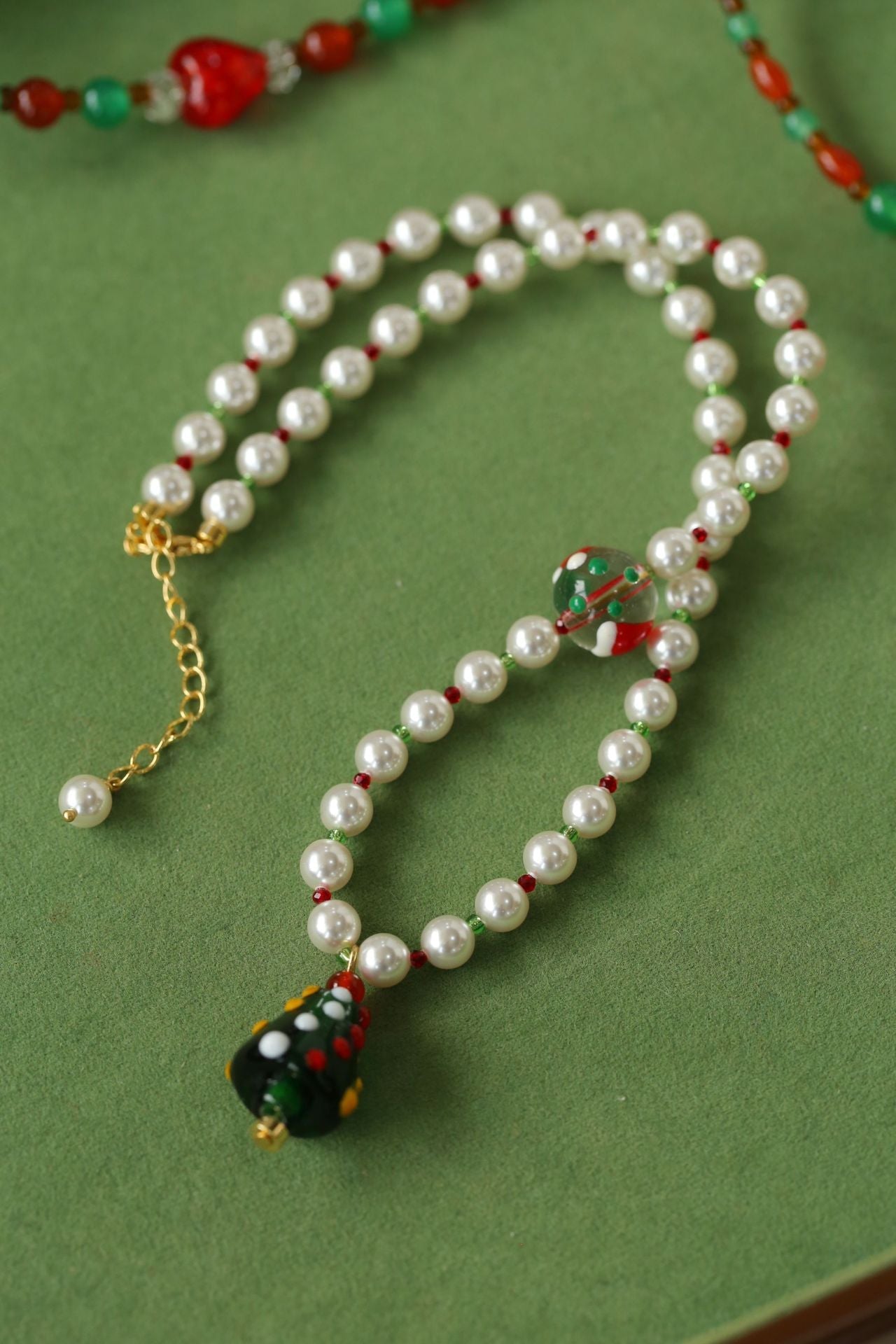 New Christmas Collection Pearl Beaded Necklace - floysun